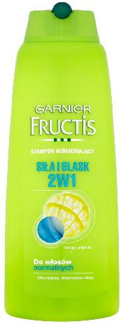 Garnier FRUCTIS Szamp. 400ml 2w1 Sila i Blask wl. normalne - 0337965 0337965 (3600540361448) Matu šampūns