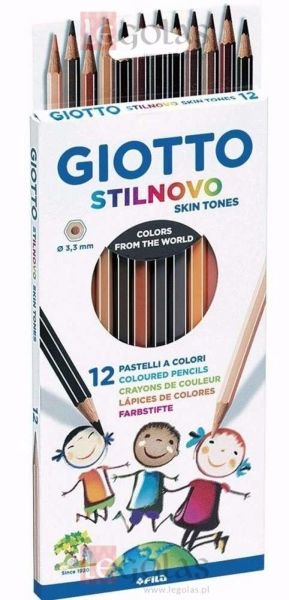 Giotto Crayons Stilnovo Skin Tones 12 colors (273984)