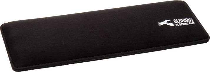 Keyboard Wrist Rest Slim - Compact, Black peles paliknis