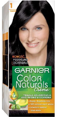 Garnier Color Naturals Krem koloryzujacy nr 1 Czarny 0305390 (3600540179609)