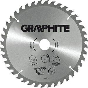 Graphite Tarcza do pilarki widiowa 210 x 30mm 100zebow ALU (55H610) 55H610 (5902062997579) Elektriskais zāģis