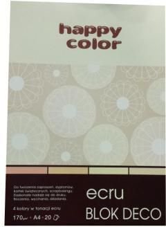 Happy Color Blok techniczny A4 20k ecru 199449 (5905130004131)