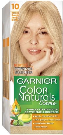 Garnier Color Naturals Krem koloryzujacy nr 10 Bardzo Bardzo Jasny Blond 0305398 (3600540179685)