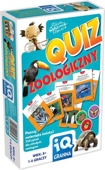 Granna GRANNA IQ Gra Quiz Zoologiczny - 00203 00203 (5900221002034)