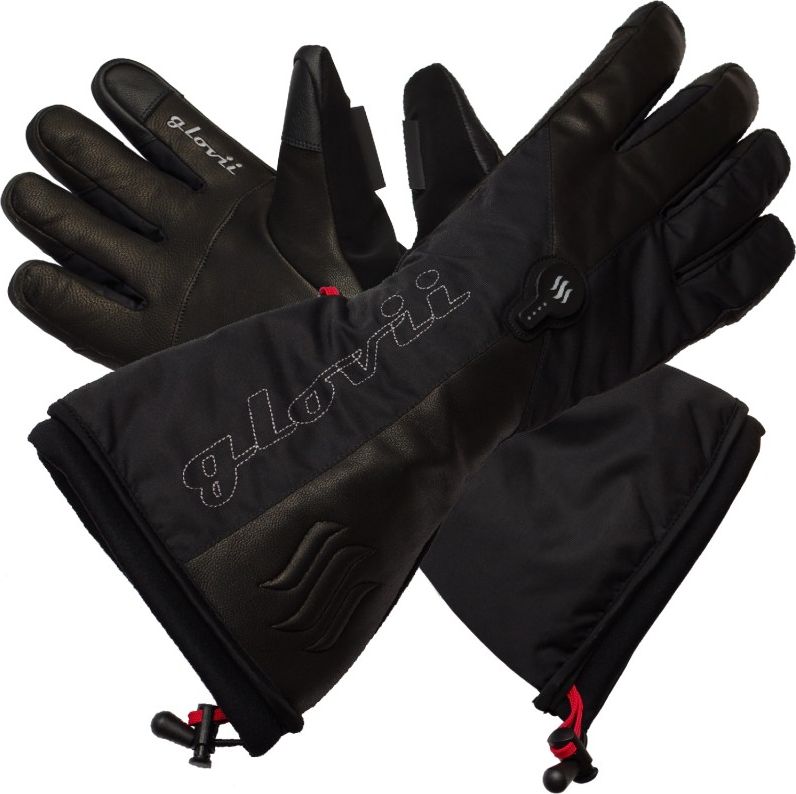 Glovii - Heated ski gloves black XL cimdi
