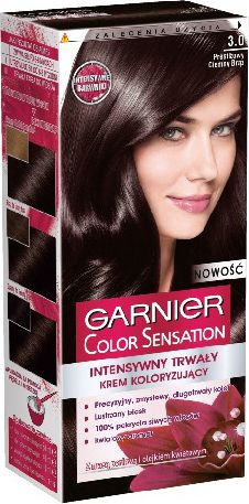 Garnier Color Sensation Krem koloryzujacy 3.0 Prestig Brown- Prestizowy ciemny braz 0341029 (3600541136731)