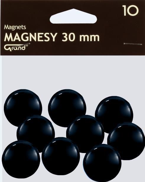 Grand Magnes 30mm czarny 10szt GRAND - 190311 190311 (5903364258719)