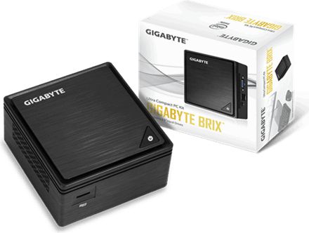 Gigabyte BRIX GB- BPCE- 3455 (rev. 1.0) - Barebone - Ultra Compact PC kit