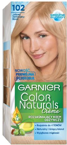 Garnier Color Naturals Krem koloryzujacy nr 102 Lodowy Opalizujacy Blond 0340452 (3600541121263)
