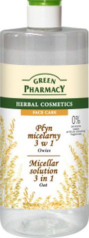 Green Pharmacy Plyn micelarny 3w1 z ekstraktem z owsa 500ml 812890 (5904567052890) kosmētikas noņēmējs