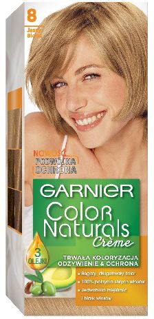 Garnier Color Naturals Krem koloryzujacy nr 8 Jasny Blond 0305396 (3600540179661)