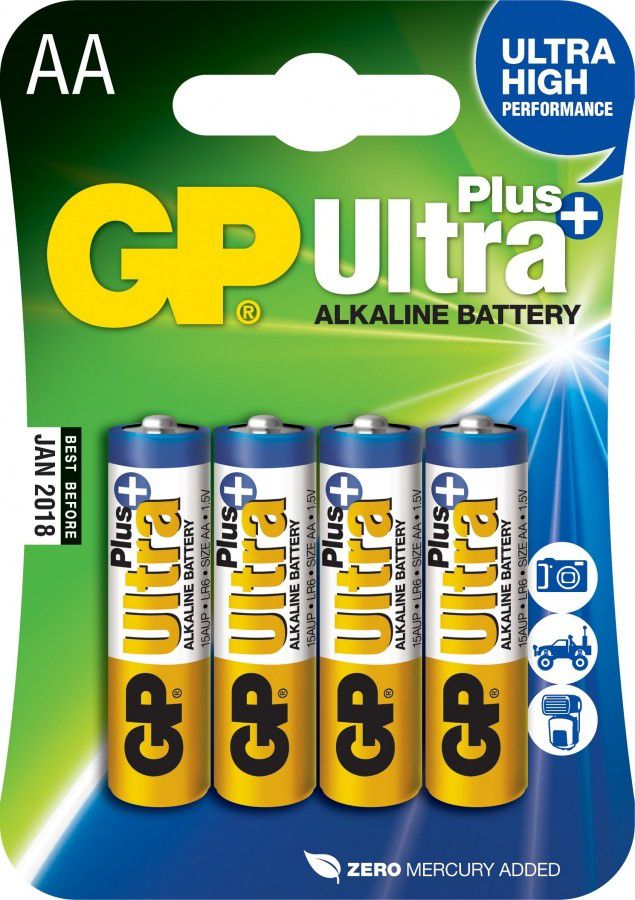 GP Bateria alkaiczna LR6 blister 4pcs. Baterija