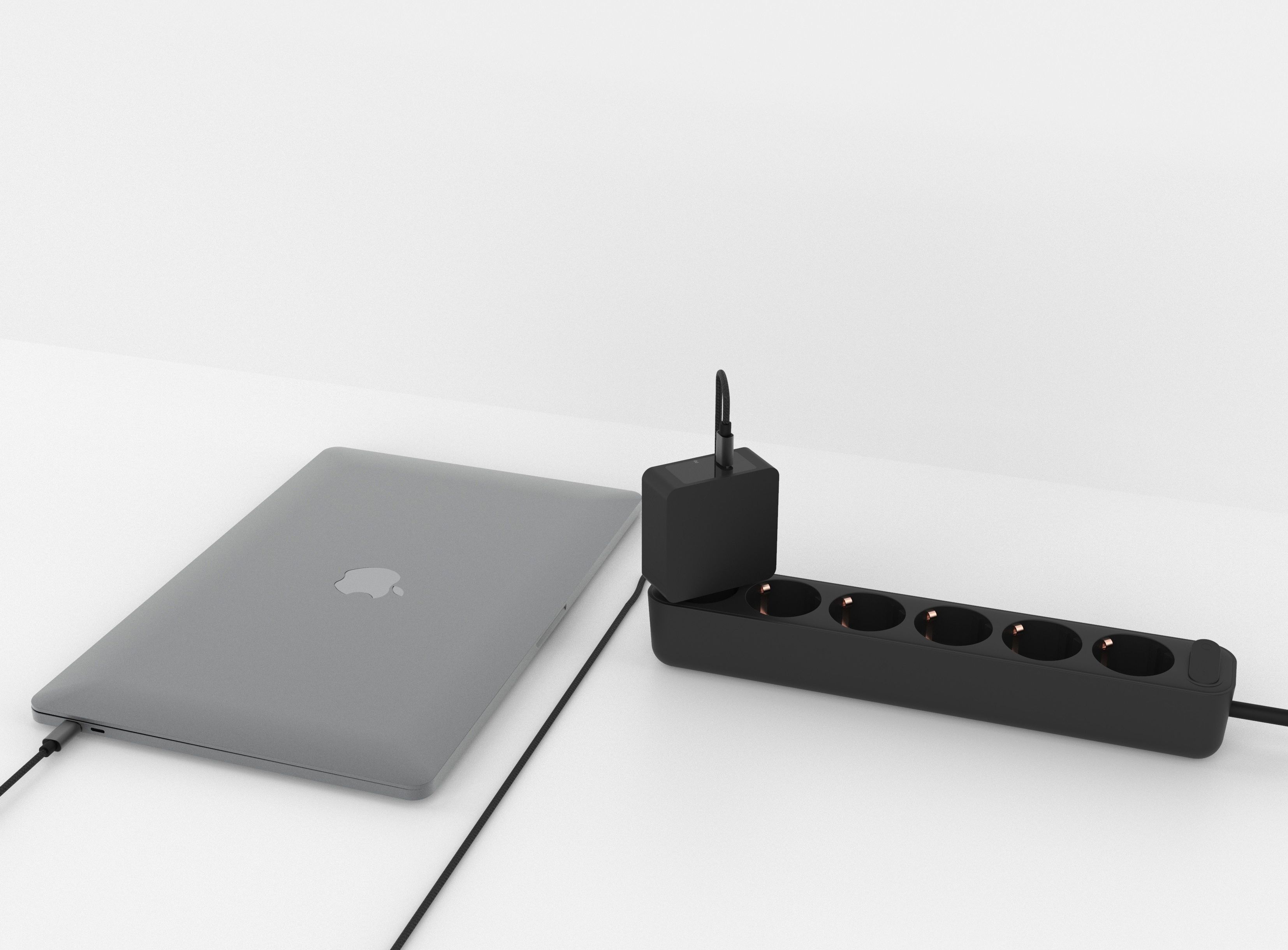 Green Cell Charger USB-C 60W PD with cable USB-C portatīvo datoru lādētājs