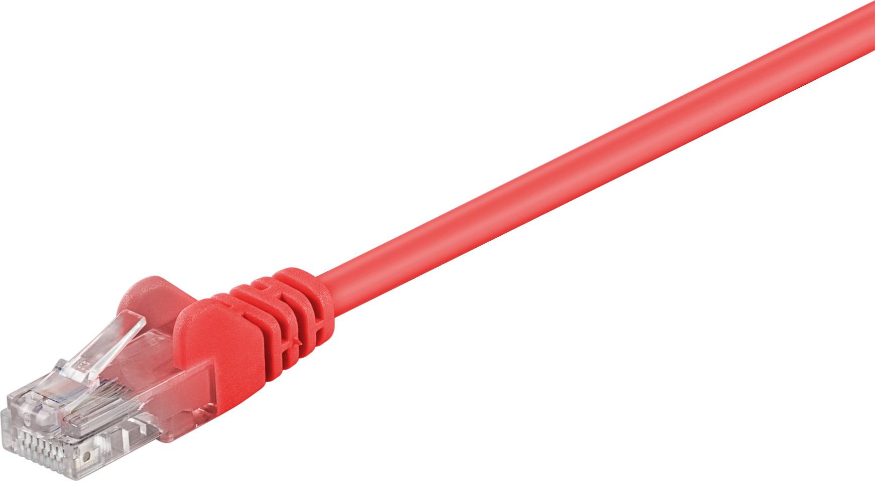 Goobay CAT 5e patch cable, U/UTP 68369 3 m, Red 4040849683695 tīkla iekārta