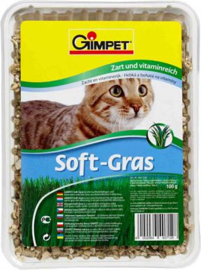 Gimpet GIMPET SOFT-GRAS 100g TRAWA POJEMNIK 012202 (4002064407128) kaķu barība