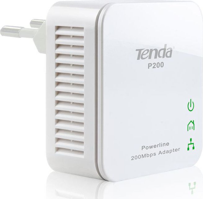 Tenda P200 Twin Pack 200 Mbit/s Ethernet LAN White 2 pc(s) POWERLINE adapteri