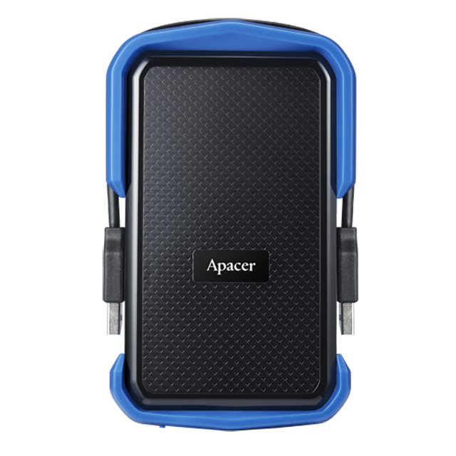 External HDD Apacer AC631 2.5'' 1TB USB 3.1, shockproof military, Blue Ārējais cietais disks