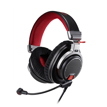 Audio Technica ATH-PDG1a 3.5mm (1/8 inch), Over-ear, Microphone, Black/Red 4961310150730 austiņas