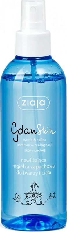 Ziaja GdanSkin moisturizing fragrance mist for face and body 200ml Smaržas sievietēm