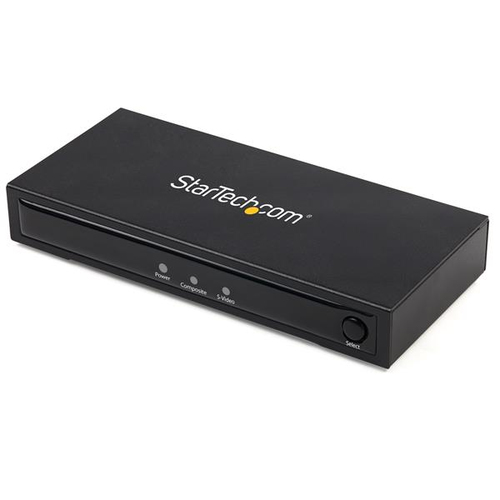 VID2HDCON2 S-Video oder Composite zu HDMI Konverter mit Audio (720p, NTSC & P... Rūteris