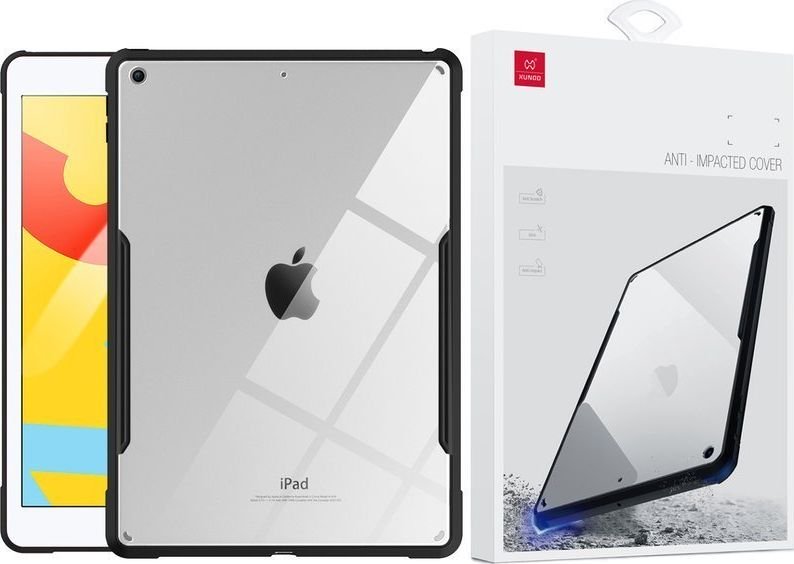 Etui na tablet XUNDD Etui na tablet XUNDD ochronne do Apple iPad 10.2 2019 Czarne uniwersalny planšetdatora soma