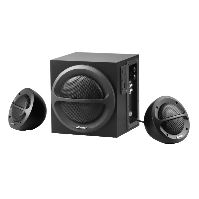 Multimedia Bluetooth Speakers F&D A111X Bluetooth 4.0, USB card reader, MP3/WMA, FM, Remote Control (2.1, 11W x 2+13W (RMS), 120Hz-20kHz, Su datoru skaļruņi