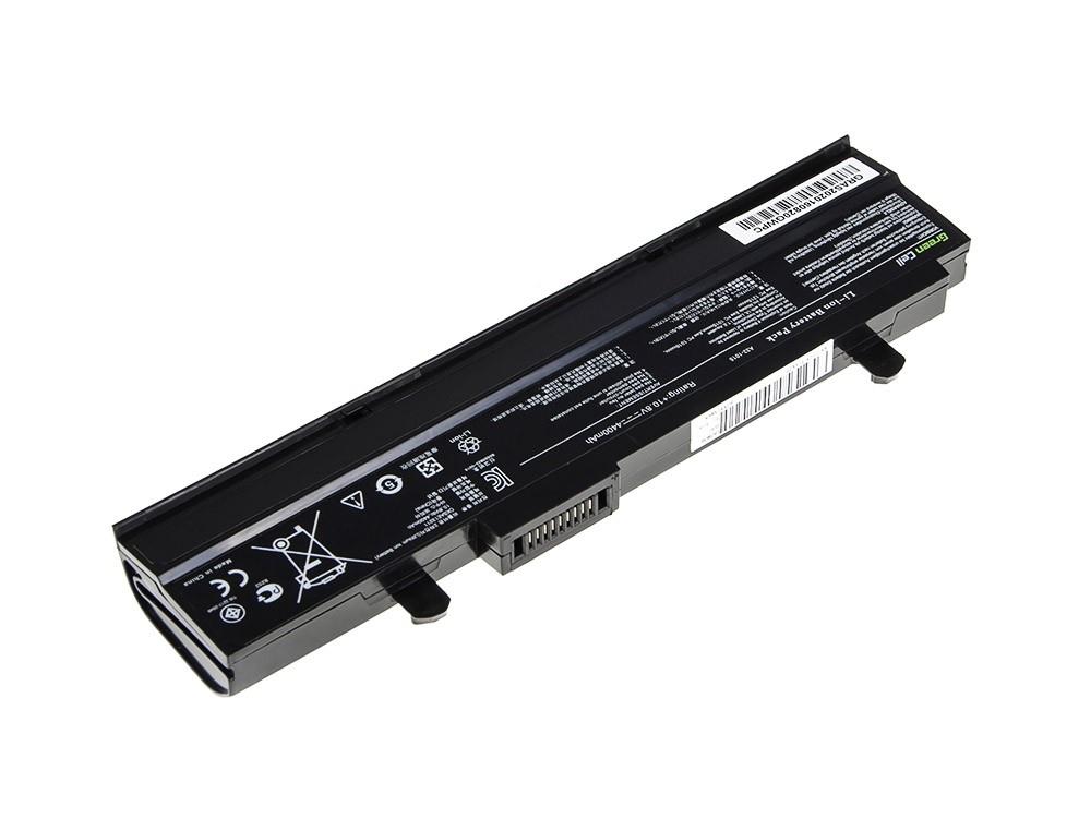 Green Cell Battery for Asus Eee-PC 1015 1215 1215N 1215B (black) / 11,1V 4400mAh akumulators, baterija portatīvajiem datoriem