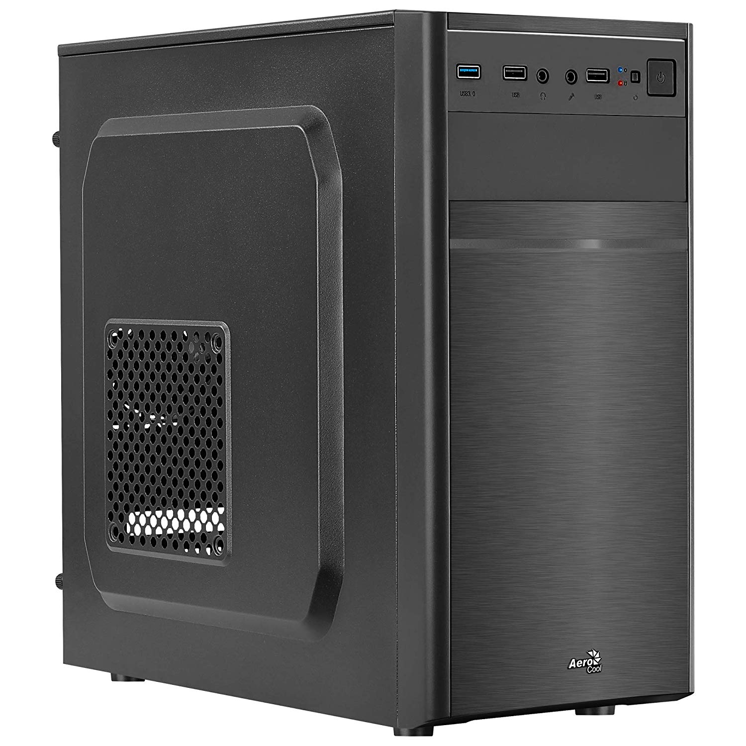 Aerocool CS-103 Micro-ATX Gehause - schwarz Datora korpuss