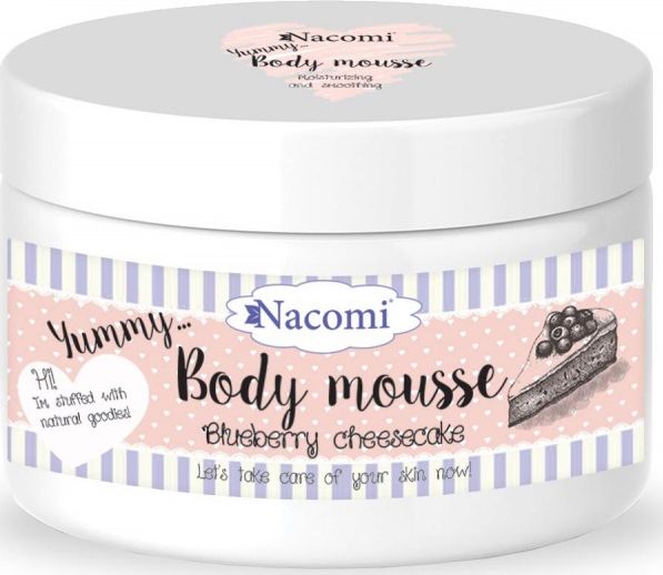 Nacomi Body Mousse Sernik z Borowkami 180ml 5902539703047 kosmētika ķermenim