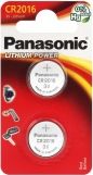 Panasonic Bateria Lithium Power CR2016 90mAh 2 szt. CR2016/2BP (5025232060665) Baterija