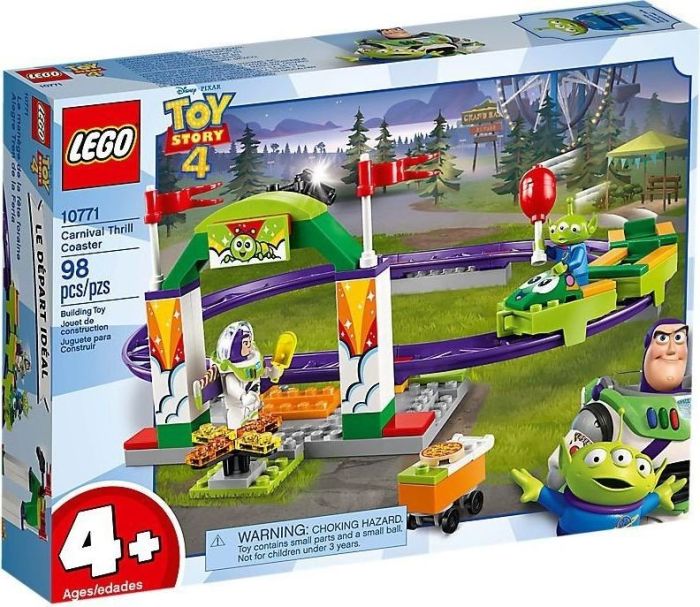LEGO Toy Story 10771 Carnival Thrill Coaster  (4+) LEGO konstruktors