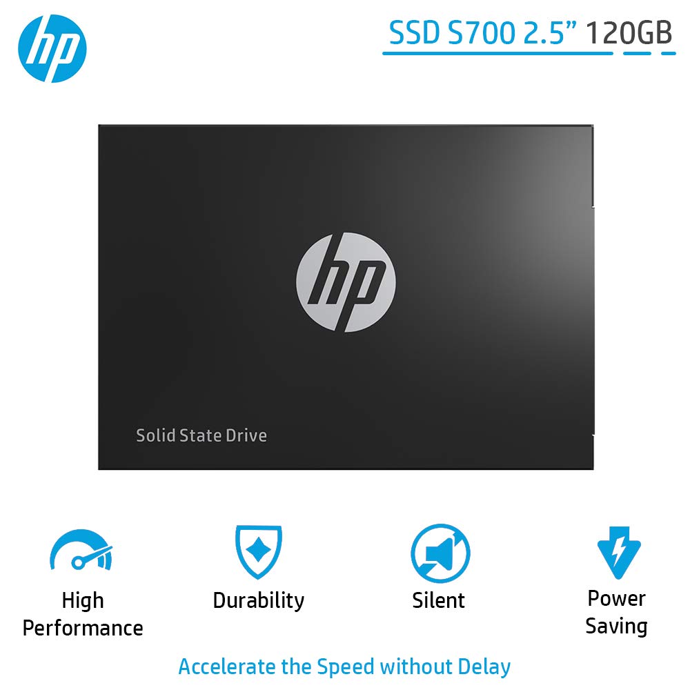 HP SSD S700 120GB 2.5'' SATA3 6GB/s, 550/480 MB/s, 3D NAND SSD disks