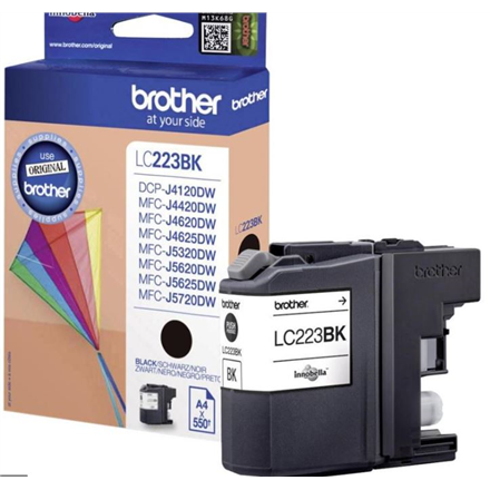 Static Control Brother LC223BK Cartridge, Black, 550 pages 5056220404086 kārtridžs