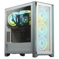 CORSAIR 4000D Airflow Temp Glass Mid Wht Datora korpuss