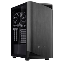 Silverstone Seta A1 Midi-Tower, Tempered Glass - schwarz Datora korpuss