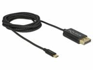 Delock USB / DisplayPort cable - USB-C to DisplayPort - 2 m 4043619837106 kabelis, vads