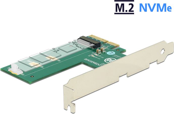 DeLOCK PCIe x4 > 1 x M.2 Key M NVMe karte