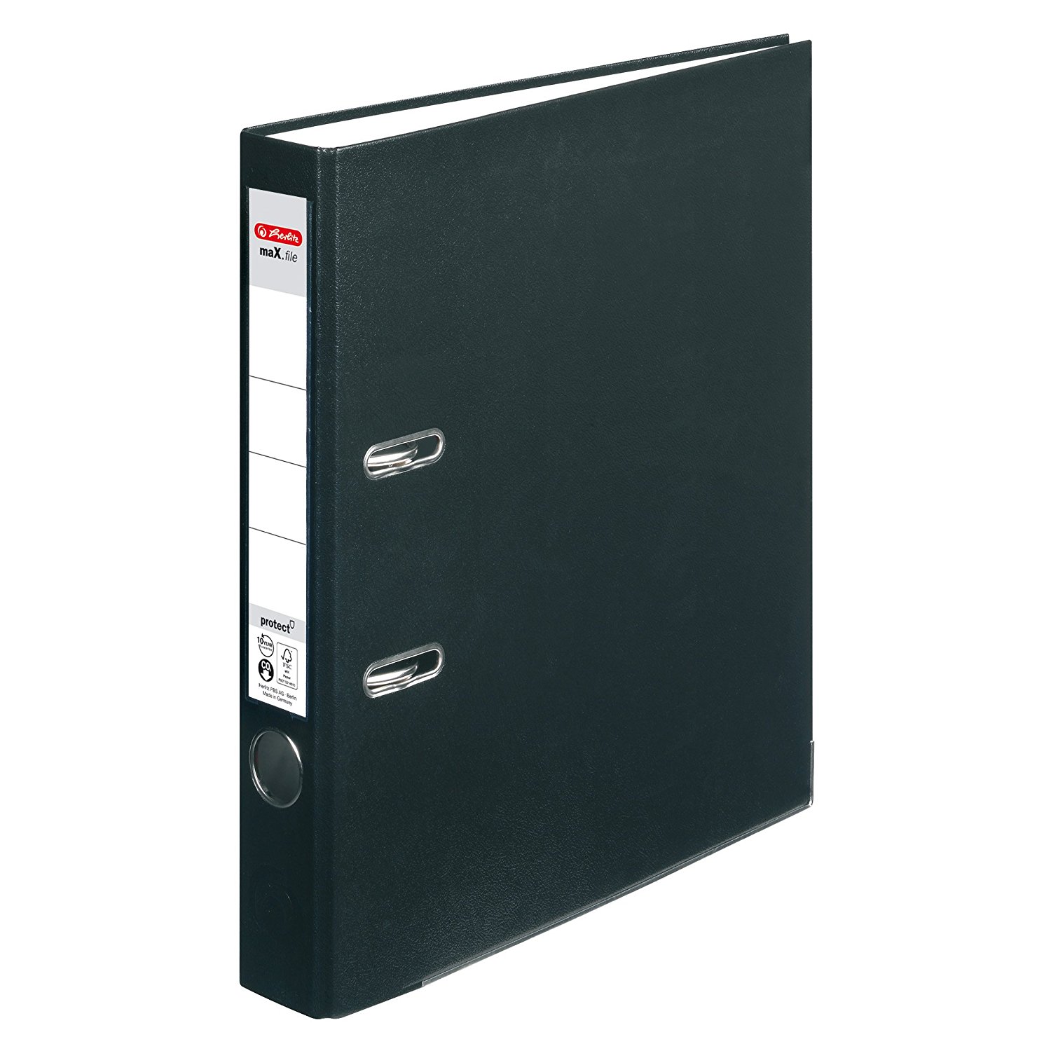 Herlitz maX.file protect - A4 - 5cm - black papīrs