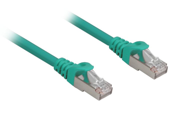 Sharkoon network cable RJ45 CAT.6a SFTP LSOH green 10,0m - HalogenFree kabelis, vads