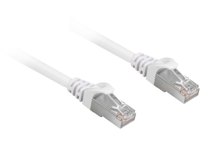 Sharkoon network cable RJ45 CAT.6a SFTP LSOH white 3,0m - HalogenFree kabelis, vads