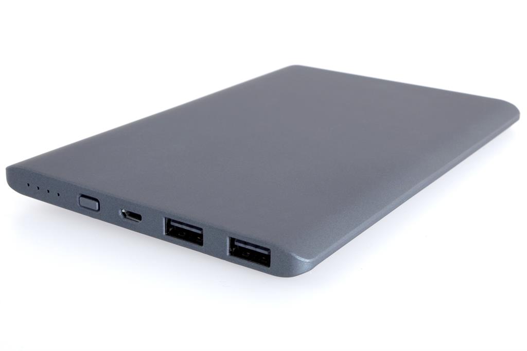 PowerNeed Powerbank (10000mAh) 2x USB grafitowy Powerbank, mobilā uzlādes iekārta
