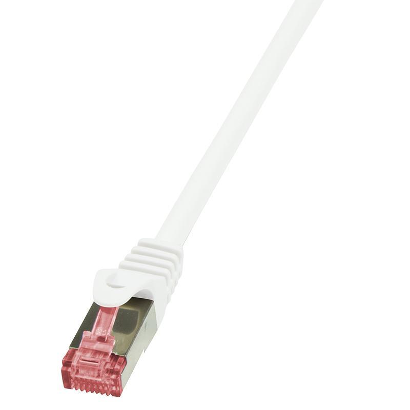 LOGILINK - Patchcord Cat.6 S/FTP PIMF PrimeLine 15m white tīkla kabelis