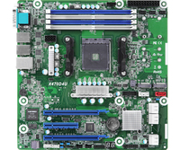 AsRock MBS AMD AM4 ASRock X470D4U mATX, 4xD4 3000  USB3.1, 10xSATA3, 2xRJ45 4717677337679 pamatplate, mātesplate