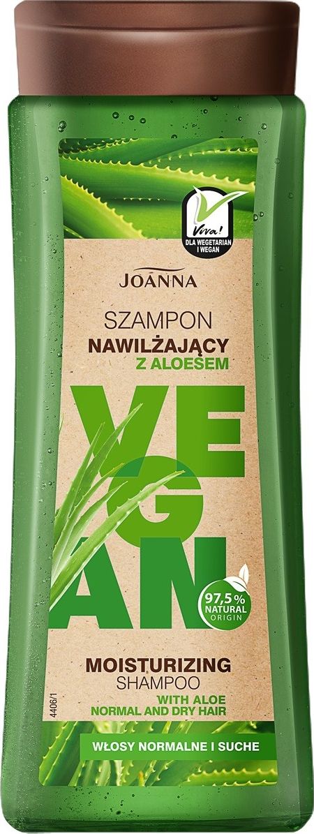 Joanna Vegan Szampon do wlosow nawilzajacy Aloes 521481 (5901018019280) Matu šampūns