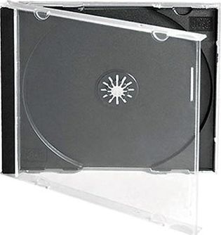 Omega Jewel Case, Black (56928) CD box