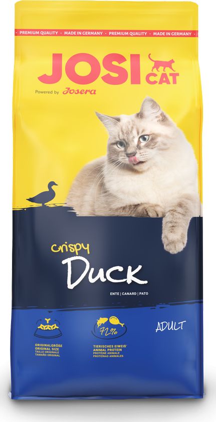 JOSERA JosiCat Crispy Duck 18kg kaķu barība