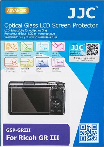 JJC LCD Screen Protector for Ricoh Gr III Griii / Glass foto, video aksesuāri