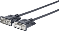 VivoLink  Pro RS232 Cable M - F 1 M D-Sub 9 M - D-Sub 9 F. kabelis, vads