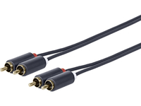 VivoLink  2 X RCA - 2 X RCA M-M 7 M High flexible jacket. kabelis, vads