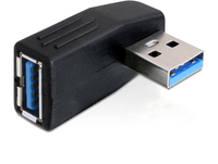 Delock  USB 3.0 male-female angled 90  horizontal USB kabelis